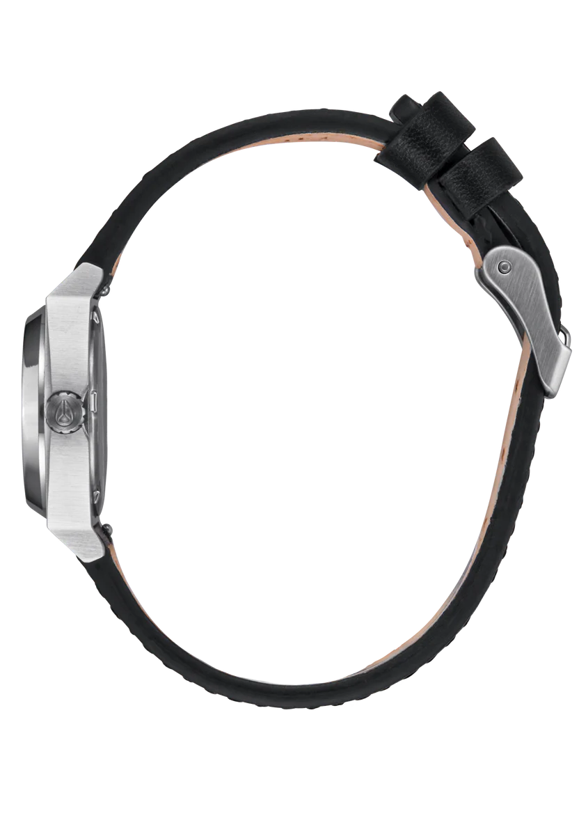 Nixon Small Time Teller Leather Watch