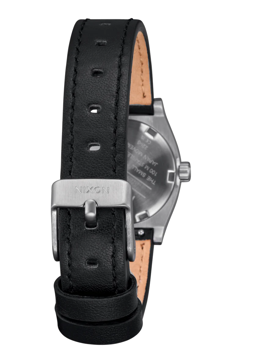Nixon Small Time Teller Leather Watch