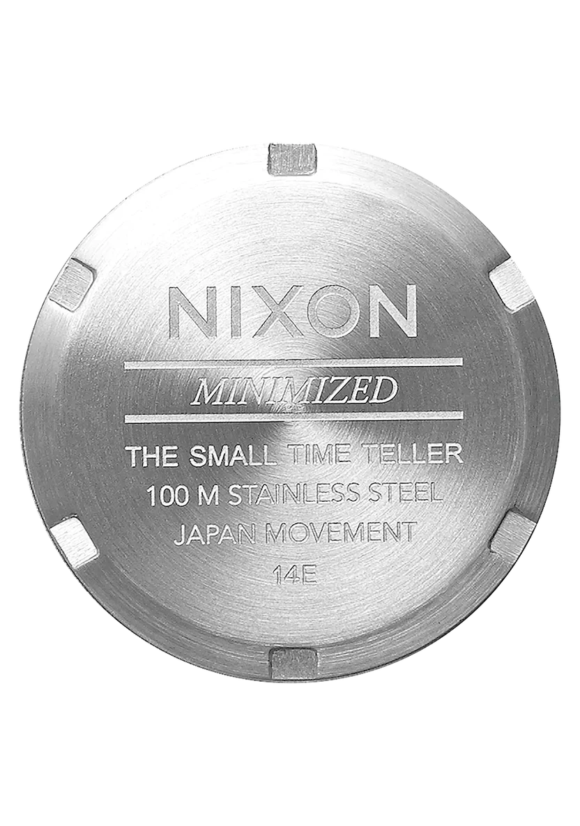 Nixon Small Time Teller Leather Watch