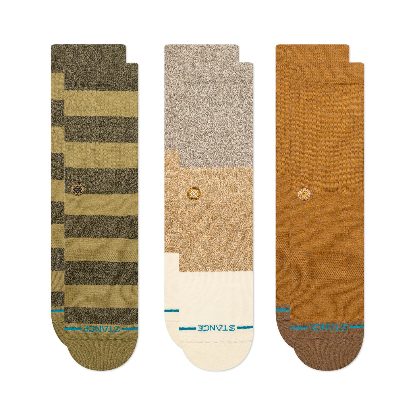 BUTTER BLEND™ CREW SOCKS 3 PACK