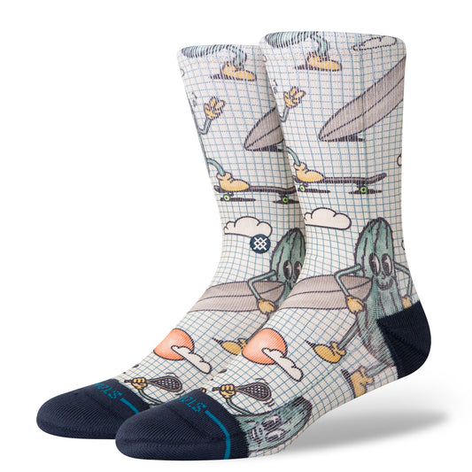 POLY BLEND CREW SOCKS