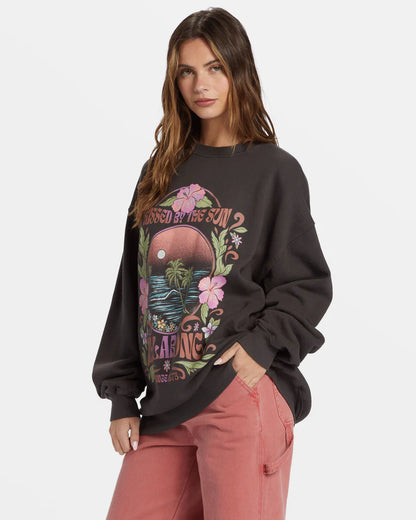 Ride In Oversized Crewneck Sweatshirt