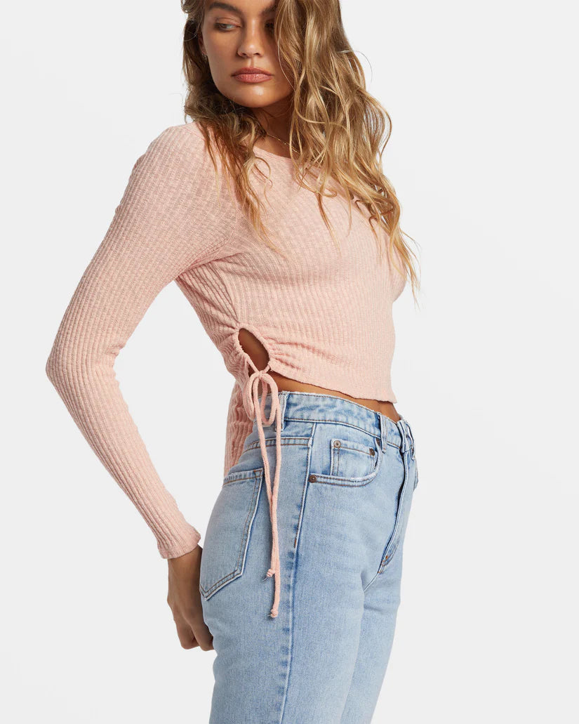 Its A Vibe Long Sleeve Cropped Top