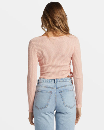 Its A Vibe Long Sleeve Cropped Top