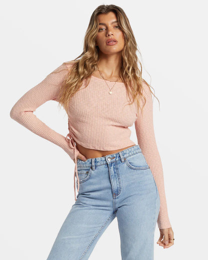 Its A Vibe Long Sleeve Cropped Top