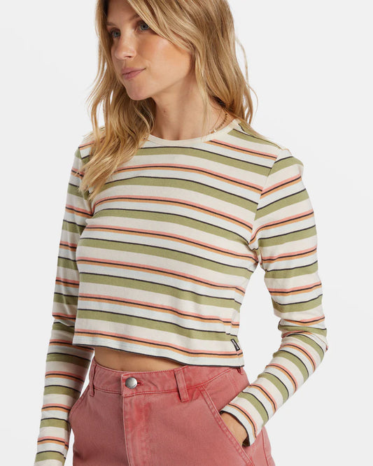 Tommy Stripe Long Sleeve Top