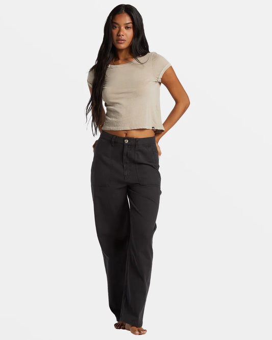 Stay Grounded Straight-Leg Pants