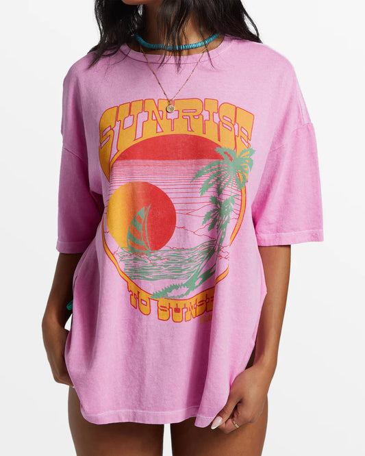 Sunrise To Sunset S/S Oversized Tee