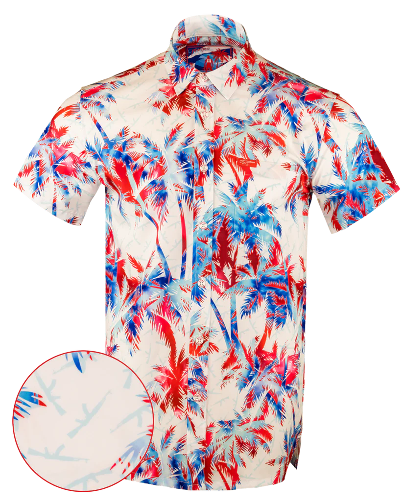 Retro Rifle AK's and Vacays Button Down