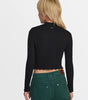 SAVED LONG SLEEVE LONG SLEEVE CROP TOP