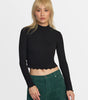 SAVED LONG SLEEVE LONG SLEEVE CROP TOP