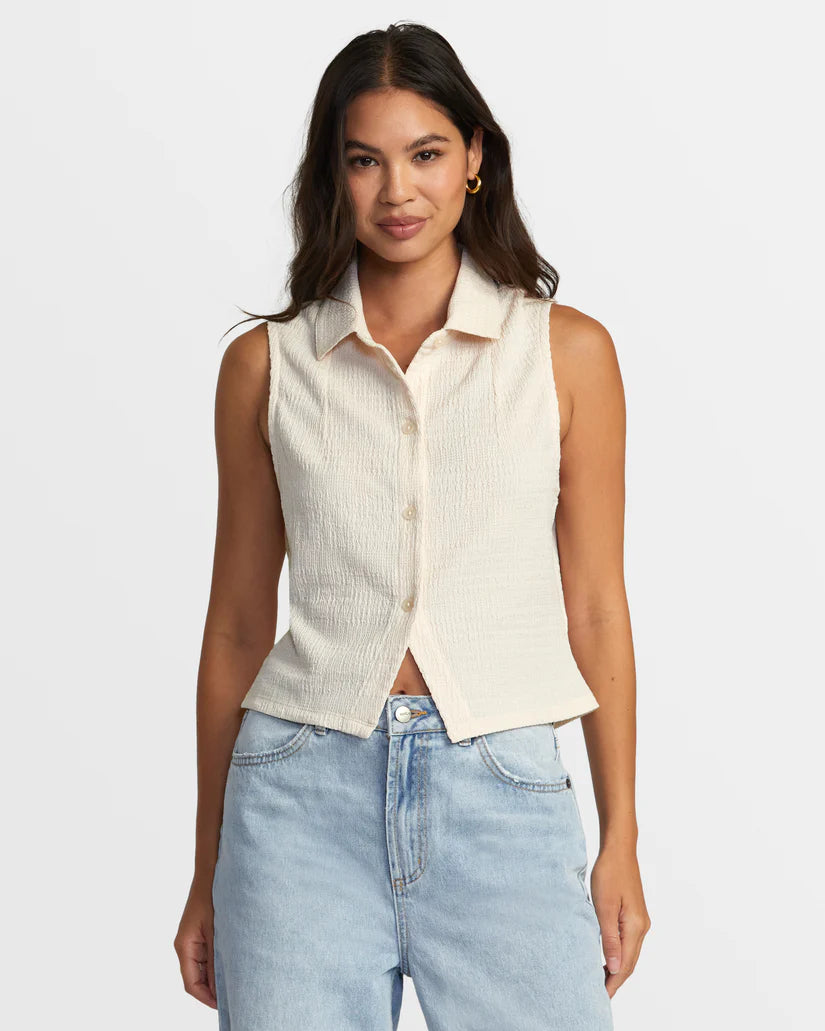 KLEIN BUTTONED TANK TOP