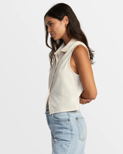 KLEIN BUTTONED TANK TOP