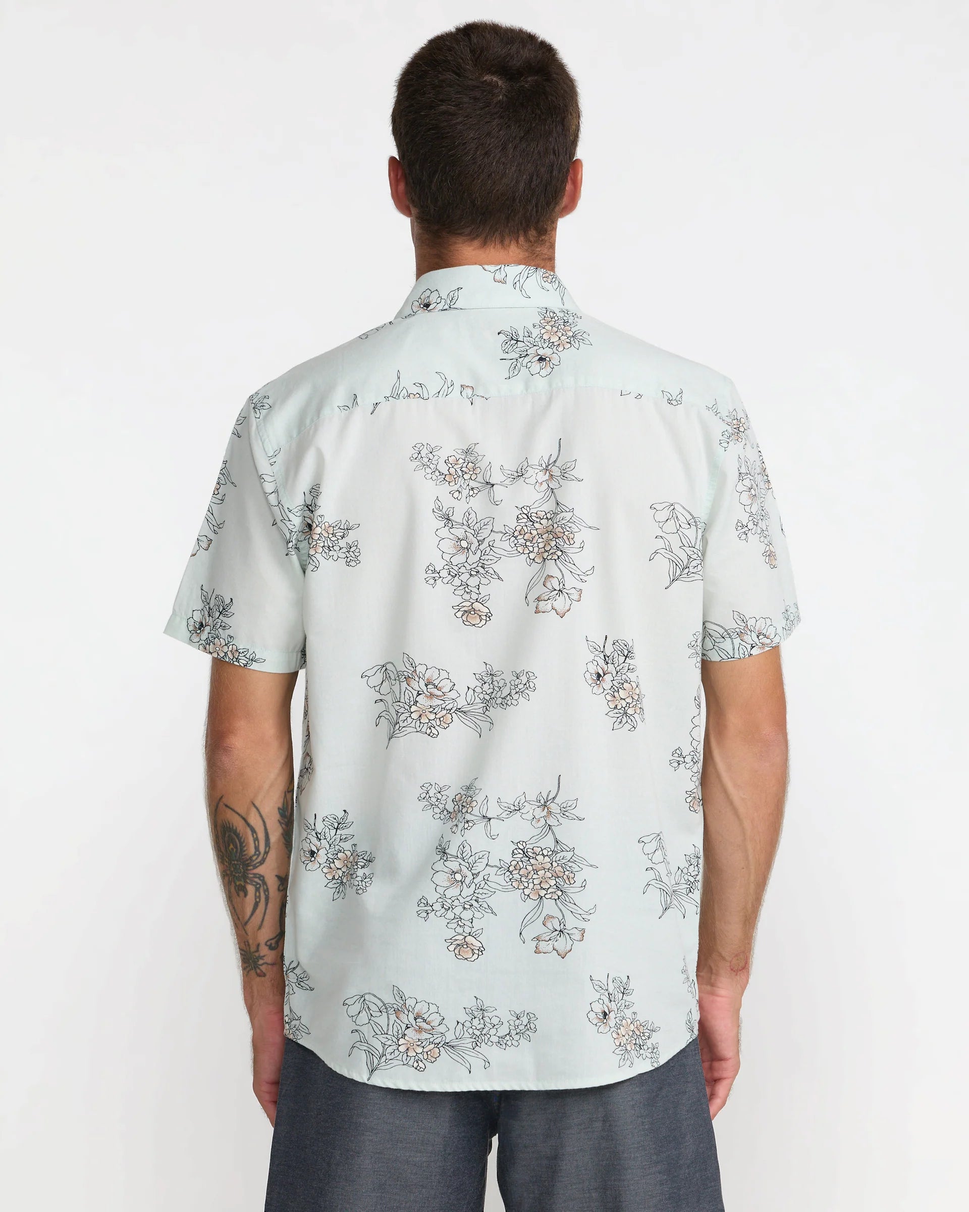 RVCA Men's Botanical Short Sleeve Button Up
