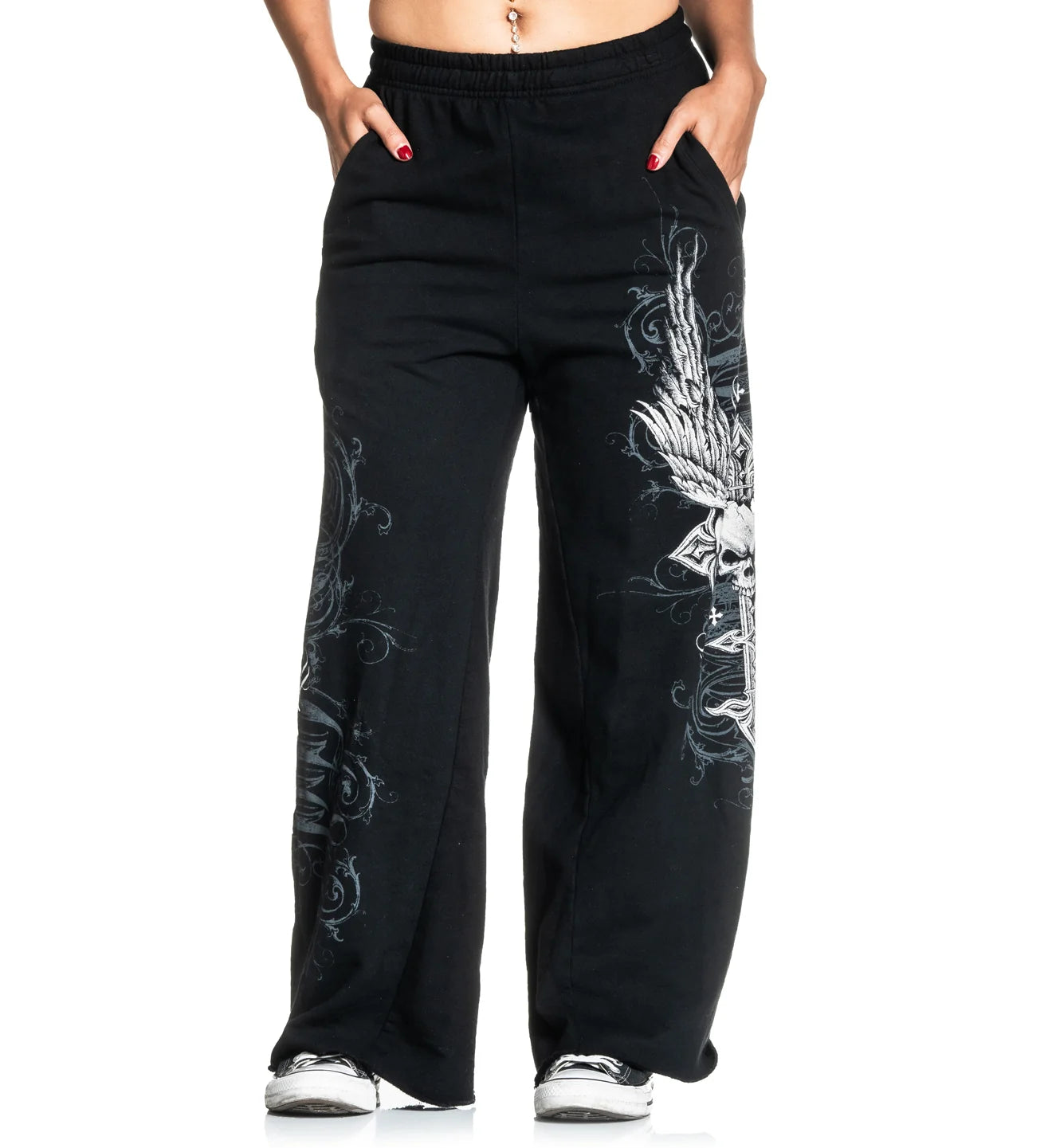 Affliction Women's Death Eyes Sweatpant