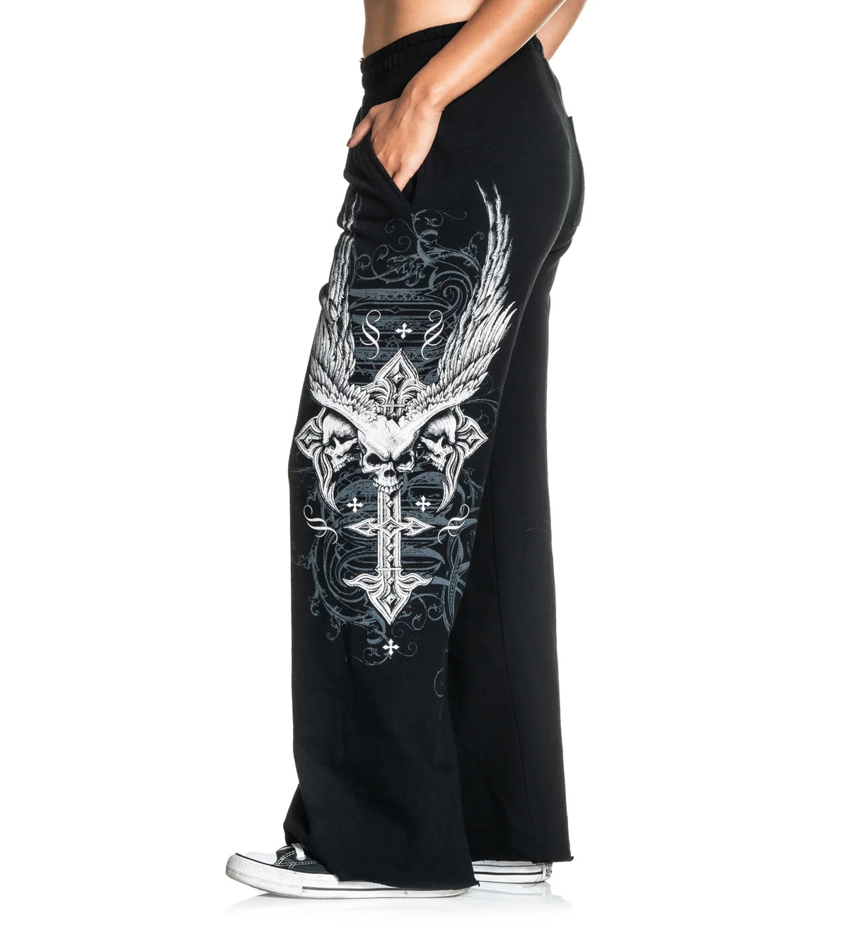 Affliction Women's Death Eyes Sweatpant