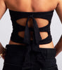 Affliction Women's Liquid Signify Tube Top
