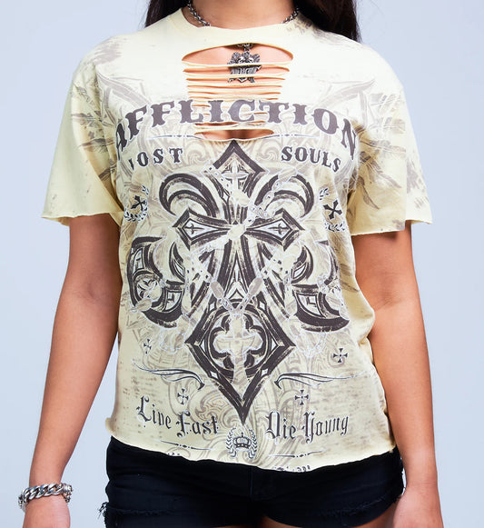 Affliction Women's Pictoral Tee