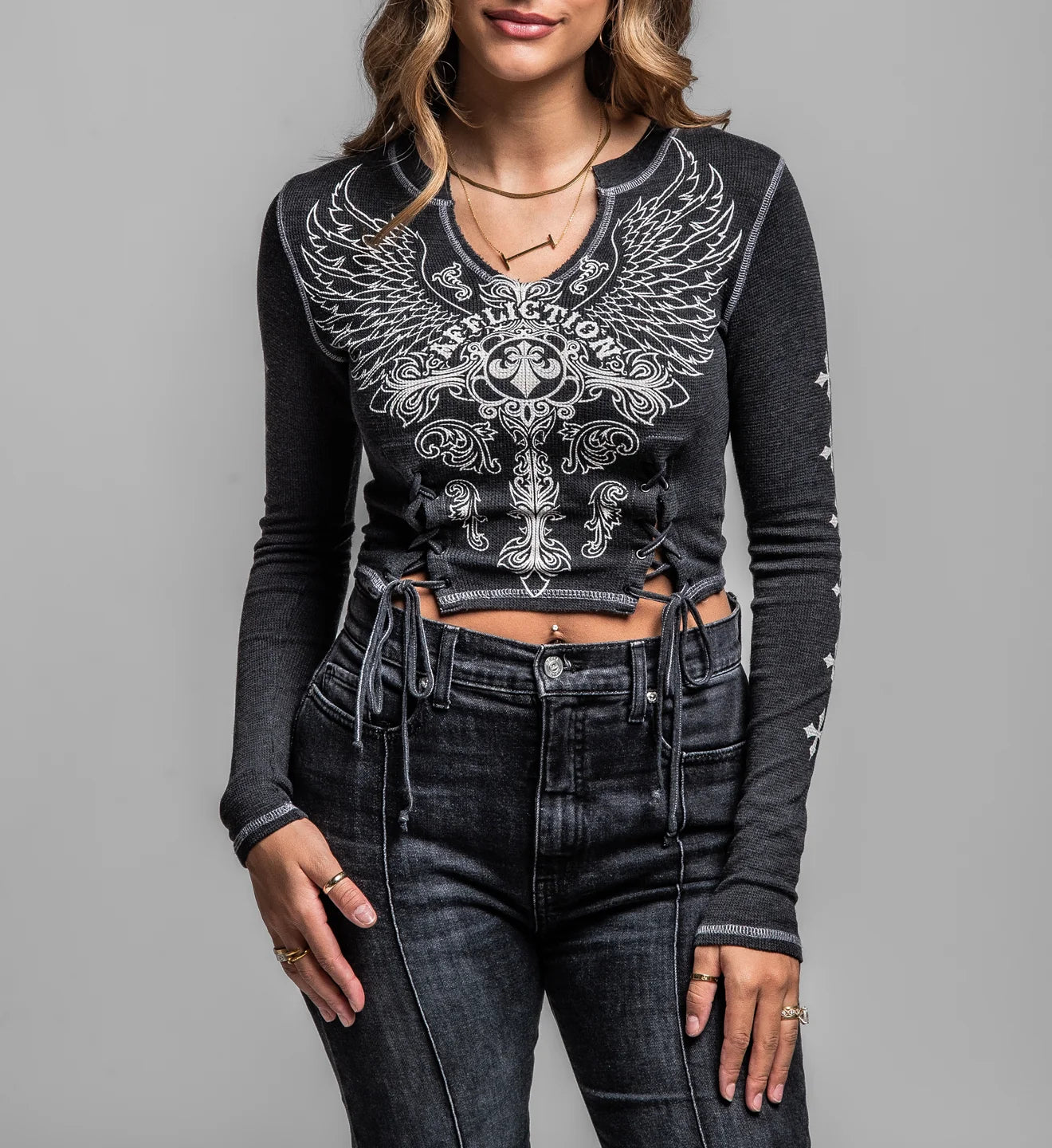 Affliction Women's Iron Soul L/S Top