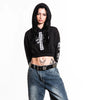 Affliction Women's Free Mind Crop P/O Hoodie