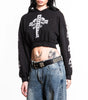 Affliction Women's Free Mind Crop P/O Hoodie