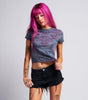 Affliction Women's Skeleton S/S Tee