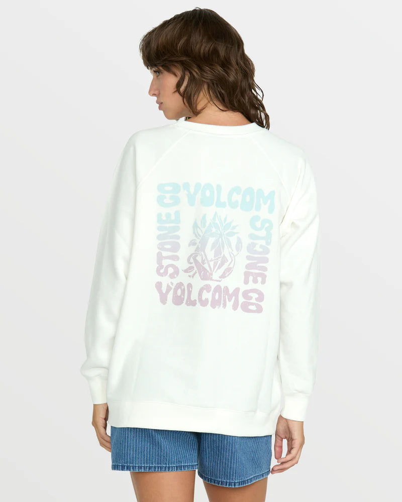 Volcom Women's Stone Magic Boyfriend Sweatshirt