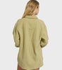 Billabong Women's Wanderer Solid L/S Woven Top