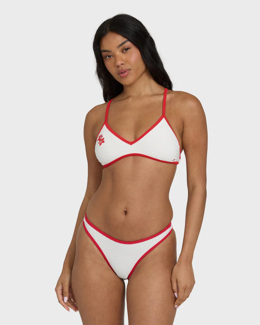 Billabong Women's Picnic V Bralette Cross Back Swim Top