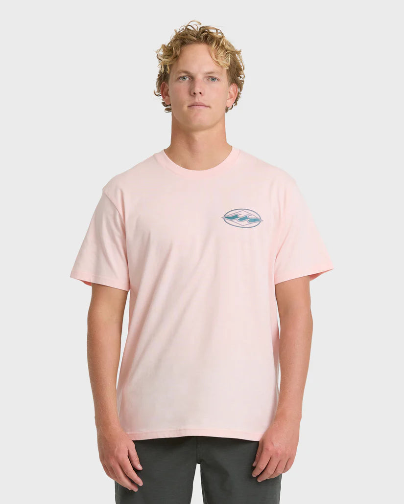 Billabong Men's Rotor Diamond Premium Short Sleeve Knit Graphic T-Shirt