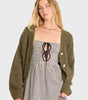 Billabong Women's August V-Neck Cardigan Sweater
