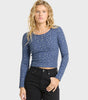 Billabong Women's Jamie Long Sleeve Knit Thermal Top