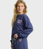 Billabong Women's Vacation Sign Crewneck Sweatshirt