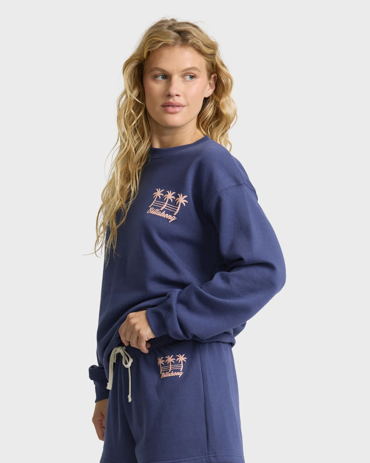Billabong Women's Vacation Sign Crewneck Sweatshirt