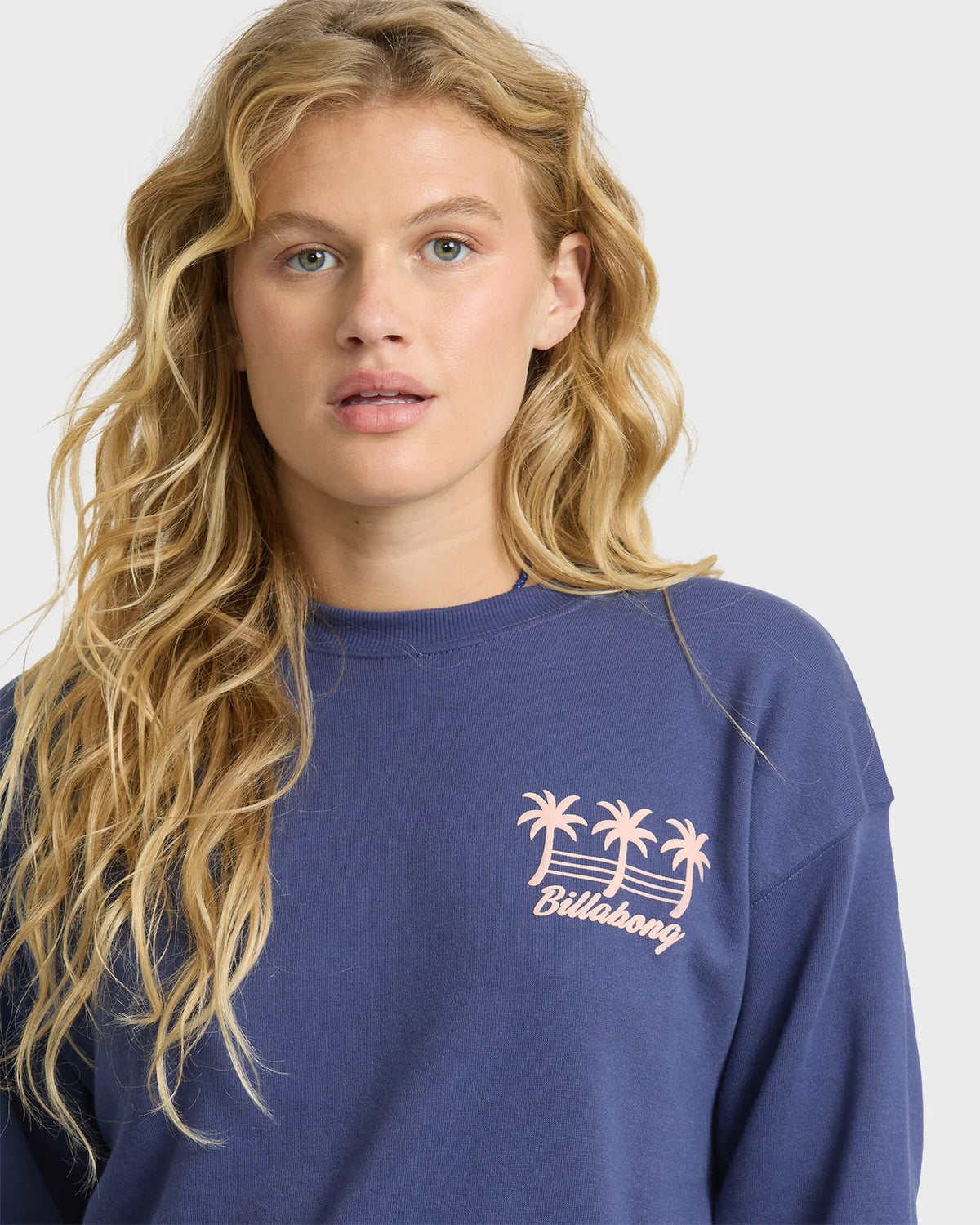 Billabong Women's Vacation Sign Crewneck Sweatshirt