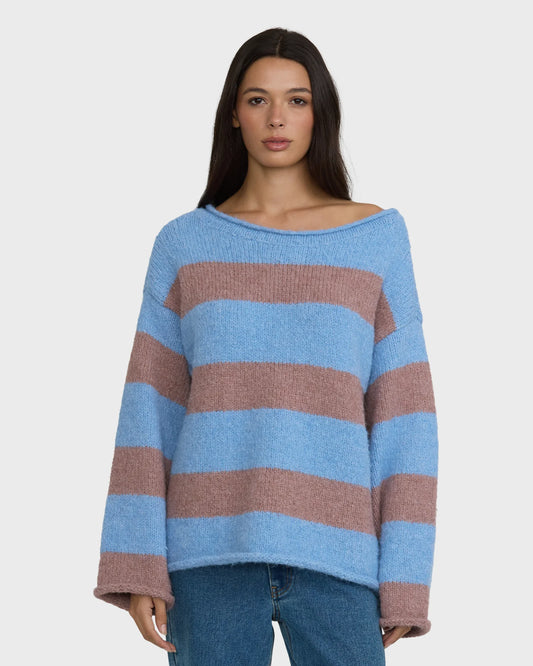 Billabong Women's Seascape Off Shoulder Sweater