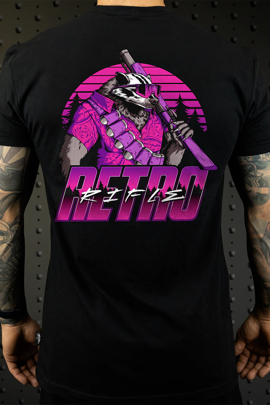 Retro Rifle Badger Tee