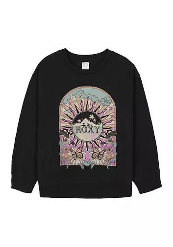 Girl's Cosmic Window Oversized Crew