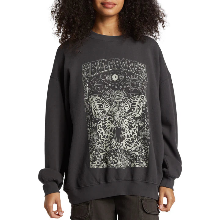 Ride In Oversized Crewneck Sweatshirt