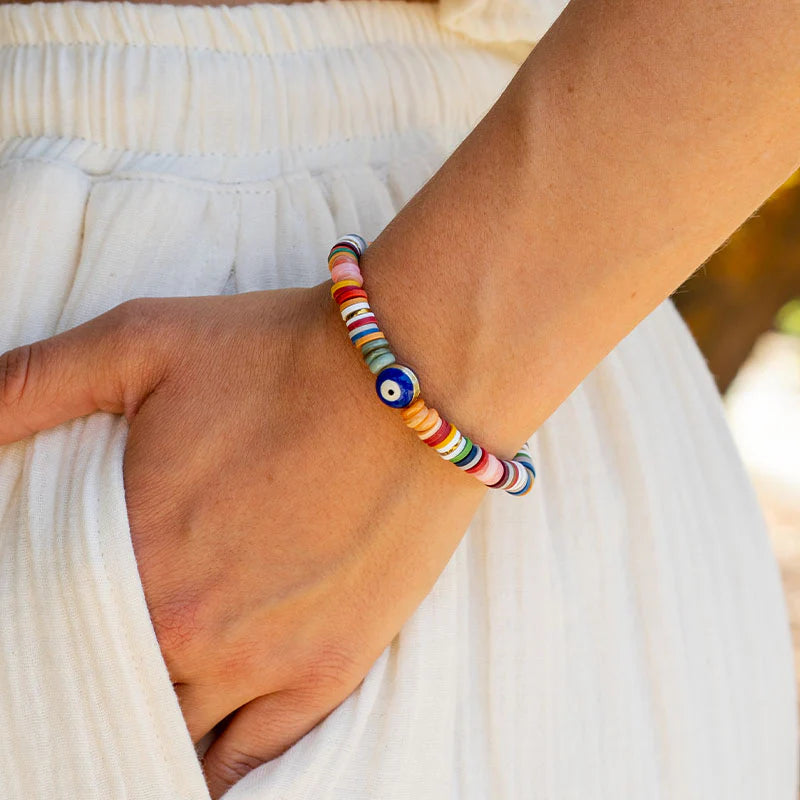 Ocean's Guardian Evil Eye Bracelet