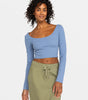 Good Keepsake Long Sleeve Cropped Top