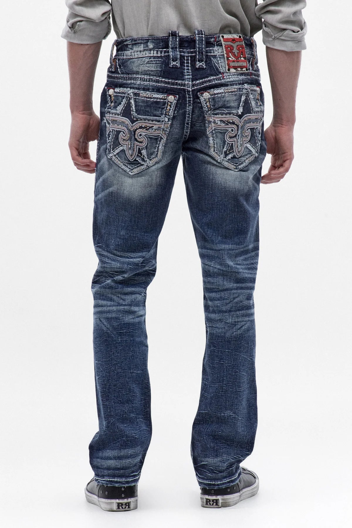 Rock Revival Men's Finley Straight Leg Jeans