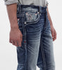 Rock Revival Men's Finley Straight Leg Jeans