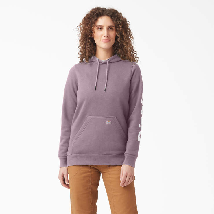 Dickies Women's Water Repellent Sleeve Logo Hoodie