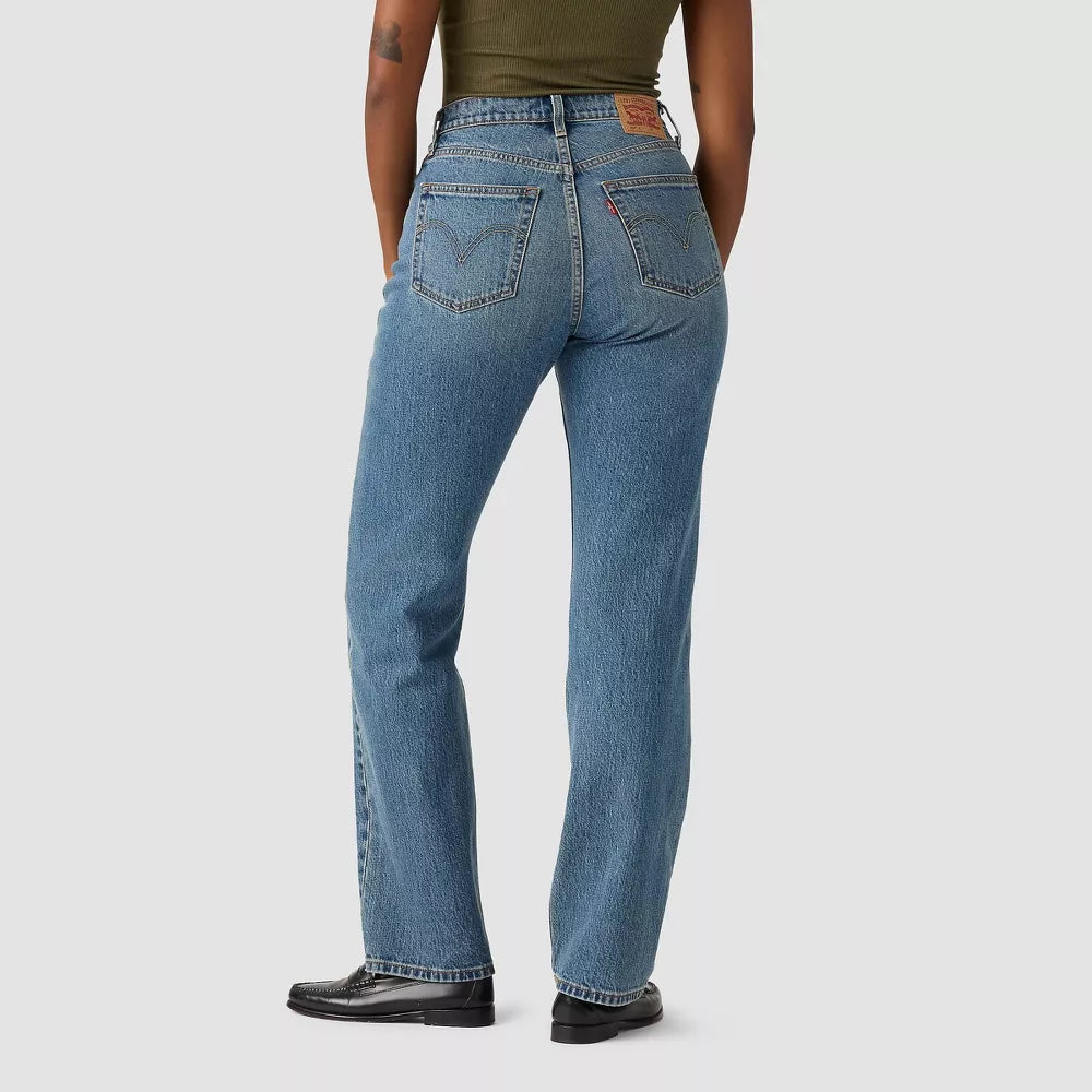 Levi's Women's 501 Curve High-Rise Straight-Leg Jeans