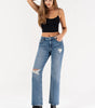 Hidden Jeans Distressed Stretch Straight