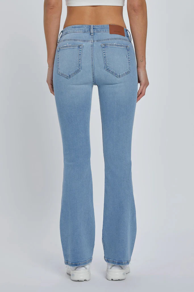 Hidden Jeans Medium Light 31" Inseam Low Rise Grinded Flare