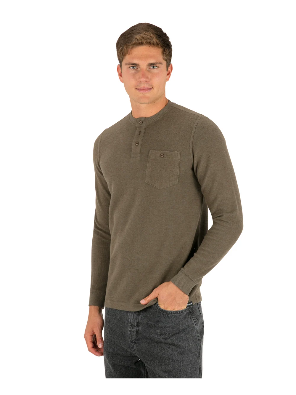 Hurley Men's Coastal Thermal Long Sleeve Shirt