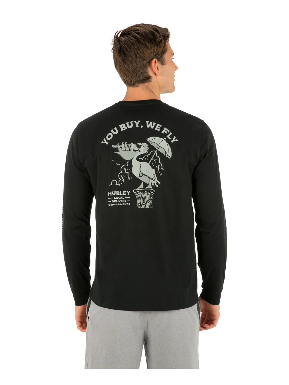 Hurley Men's Local Delivery Long Sleeve Shirt