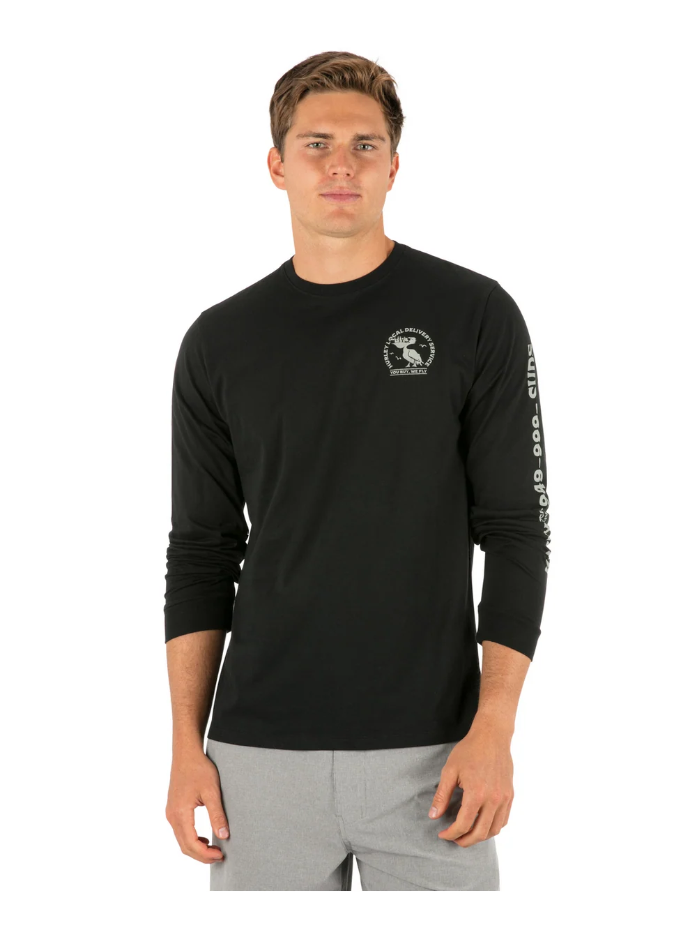 Hurley Men's Local Delivery Long Sleeve Shirt